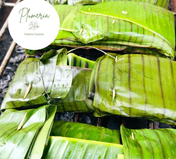 Inihaw na Tanigue sa Dahon